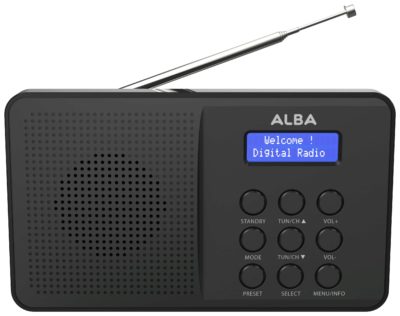 Alba - DAB/FM Radio - Black